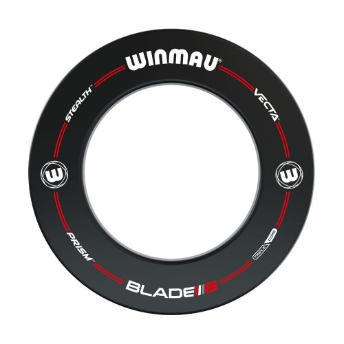 Winmau falvédő dart tábla köré, Blade 6 Pro-Line dizájn, fekete