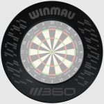 Darts falvédő Winmau Blade 360, fekete