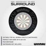 Darts falvédő Winmau Blade 360, fekete