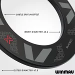 Darts falvédő Winmau Blade X fekete