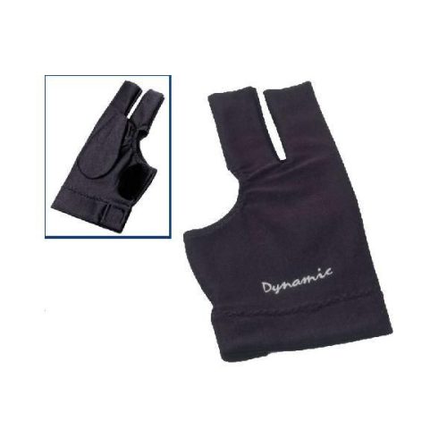 Biliárd kesztyű Dynamic fekete jobb kézre