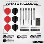 Darts tábla Winmau BLADE 360 szürke falvédővel és két szett nyíllal, dobóvonallal