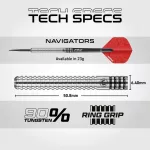 Darts tábla Winmau BLADE 360 szürke falvédővel és két szett nyíllal, dobóvonallal