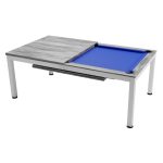 Dynamic Vancouver II. 7' biliárd-étkező asztal matt szürke