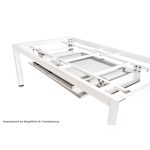 Dynamic Vancouver II. 7' biliárd-étkező asztal matt szürke