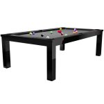 Rasson Penelope 8' biliárdasztal-étkező asztal magas fényű fekete