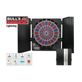   Bull's Lightning elektromos darts gép kabinettel, Russ Bray hangjával,LED-es kijelzővel,tápegységgeL