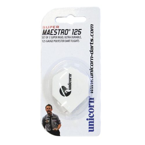 Dart toll Unicorn Super Maestro 125 micron, fehér, plus