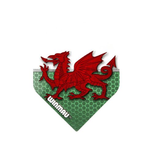 Dart toll Winmau Mega Standard 131,Wales zászló