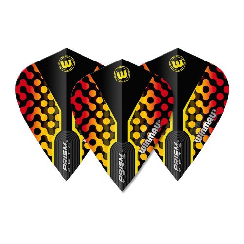 Dart toll Winmau Prism Zeta kite, sárga és piros