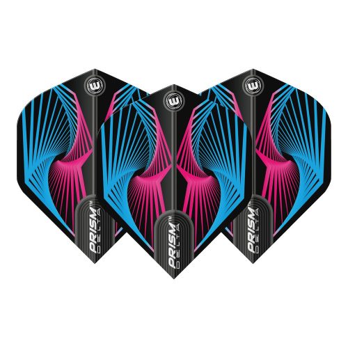 Dart toll Winmau Prism Delta Spiral, kék-rózsaszín