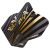 Dart toll Winmau Prism Delta MvG Evo-X fekete-arany