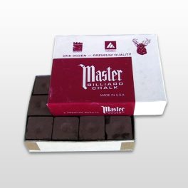 Biliárdkréta Master, barna, 12db-os