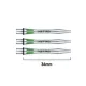 Dart szár rövid Winmau Astro, aluminium zöld 35mm