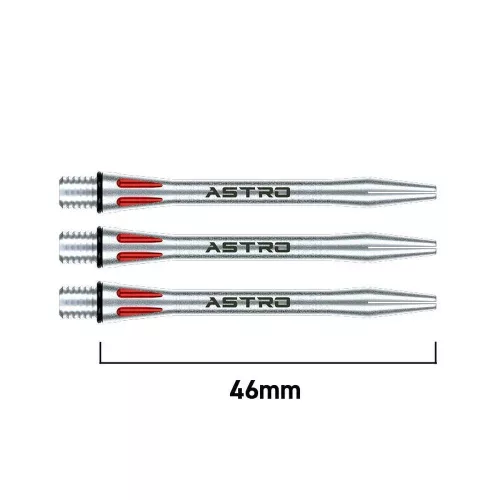 Dart szár hosszú Winmau Astro, aluminium piros 46mm