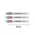 Dart szár közepes Winmau Astro, aluminium piros 41mm