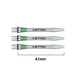 Dart szár közepes Winmau Astro, aluminium zöld 41mm