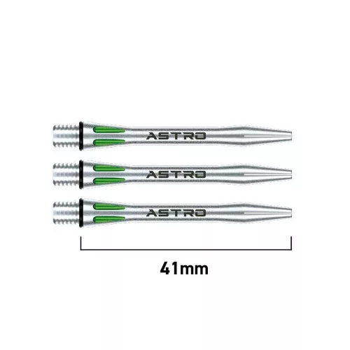 Dart szár közepes Winmau Astro, aluminium zöld 41mm