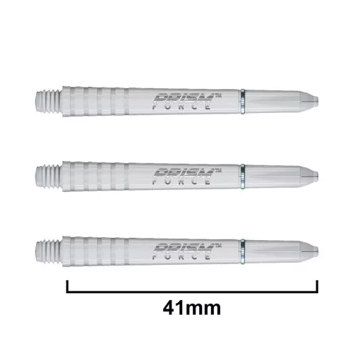 Dart szár közepes Winmau Prism force, fehér 41mm