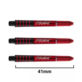 Dart szár közepes Winmau Prism force, piros 41mm