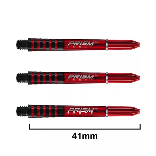 Dart szár közepes Winmau Prism force, piros 41mm