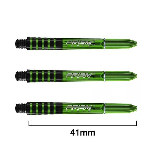 Dart szár közepes Winmau Prism force, zöld 41mm