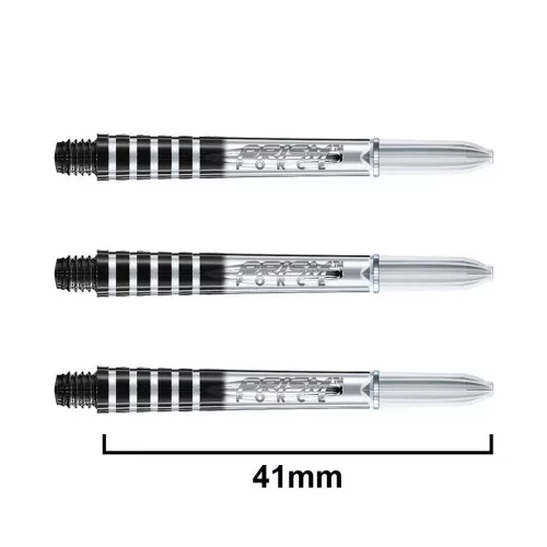 Dart szár közepes Winmau Prism force, átlátszó 41mm