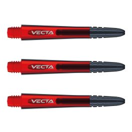 Dart szár hosszú Winmau Vecta, műanyag, fém toppal piros 41mm