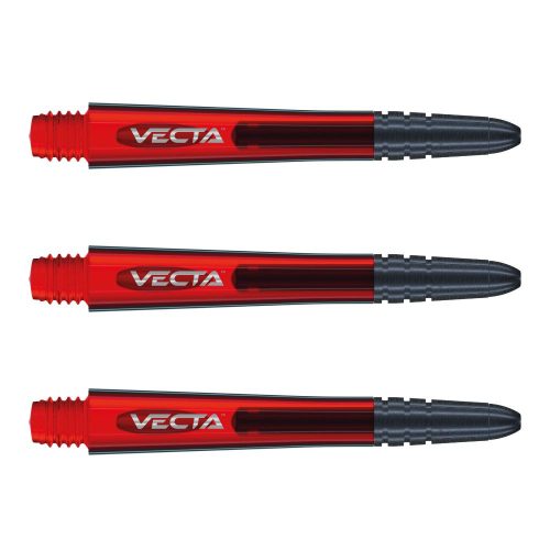 Dart szár hosszú Winmau Vecta, műanyag, fém toppal piros 41mm