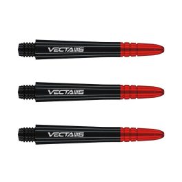 Dart szár hosszú Winmau Vecta Blade 6, műanyag, piros fém toppal 41mm