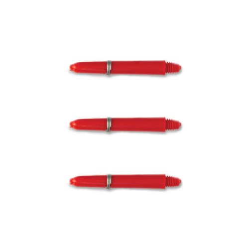 Dart szár Winmau Nylon rövid piros szorító gyűrűvel (készlet erejéig!)