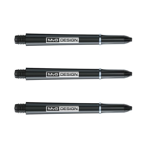 Dart szár hosszú Winmau MvG Nylon,fekete 46mm