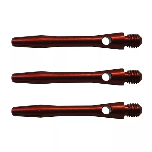 Dart szár rövid Winmau Anodised, aluminium piros 35mm (készlet erejéig)