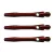 Dart szár rövid Winmau Anodised, aluminium piros 35mm (készlet erejéig)