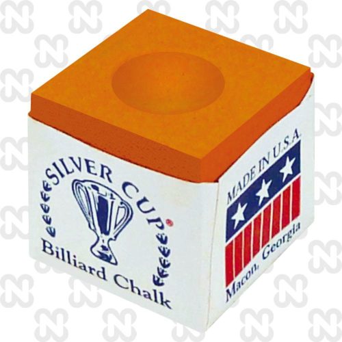 Biliárdkréta Silver Cup, narancssárga,12db-os