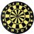 Darts tábla, papírból, hobbi célra, sárga