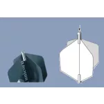 Dart tollvédő Unicorn alu. (3db.) Pro Flights