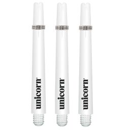 Dart szár hosszú Unicorn Gripper3, fehér 45mm, 15 szár/csomag, VALUE PACK