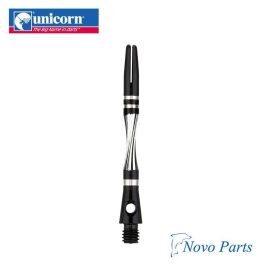 Dart szár hosszú Unicorn Ali Twist aluminium, fekete 45mm