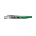 Dart szár közepes Unicorn Gripper Zero Degree, átlátszó-zöld 40mm (készlet erejéig)