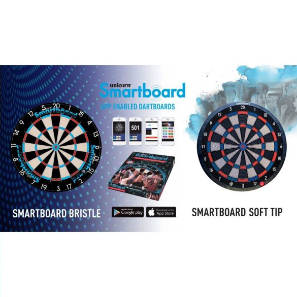 Darts tábla elektromos SMARTBOARD Unicorn, bluetooth, tápegy
