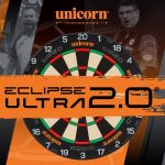 Dart tábla Unicorn Eclipse Ultra 2.0, élezett dróttal, verseny minőségű, sisalból