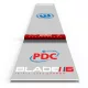 Darts szőnyeg Winmau Clearzone PVC integrált dobóléccel, PDC és Blade 6 felirattal