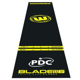 Darts szőnyeg Winmau Zone Essential Pro, PDC és Blade 6 felirattal