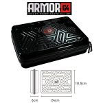 Darts tok Winmau Armor G4 - fekete, négy szett nyílhoz