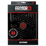 Darts tok Winmau Armor G4 - fekete, négy szett nyílhoz