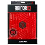 Darts tok Winmau Armor G4 - piros, négy szett nyílhoz