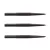 Darthegy STEEL Winmau recézett 32mm, fekete 3db/csomag