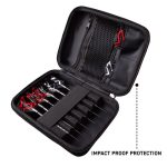 Darts tok Winmau Blade X Armor G2 - fekete, két szett tárolására