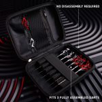 Darts tok Winmau Blade X Armor G2 - fekete, két szett tárolására